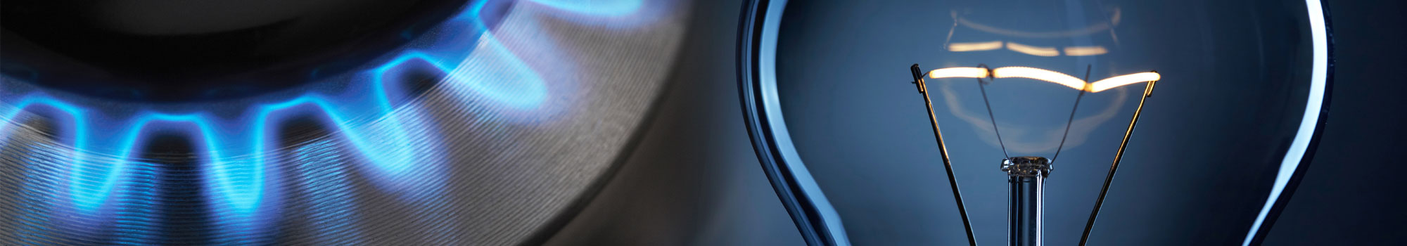 Gas hob and electric bulb